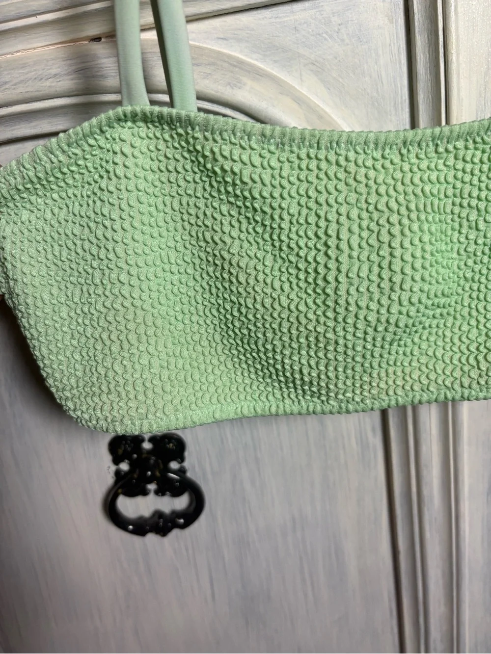 Show Me Your Mumu Destin Bikini Top Melon‎ Green Bandeau Preppy Beach Vacation